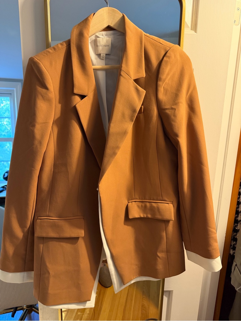 Favorite Daughter Rust Tan Blazer Jacket